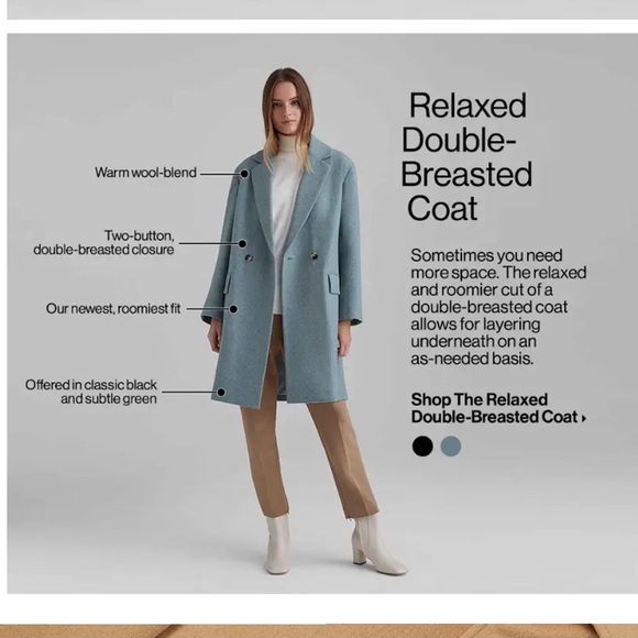 Club Monaco oversized coat - Picture 1 of 10